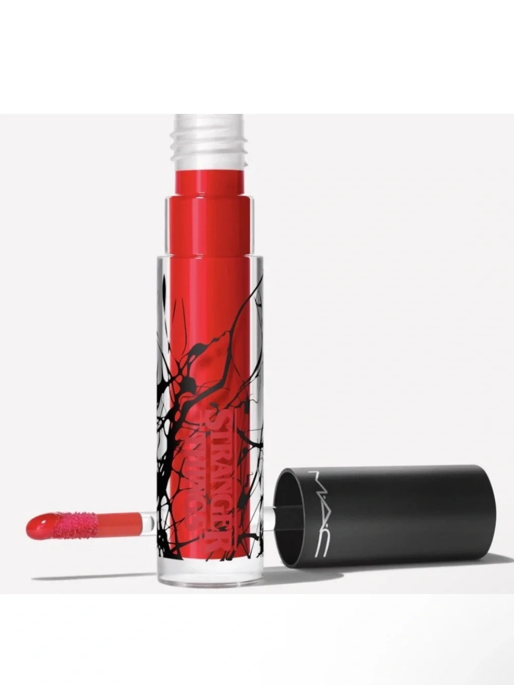 MAC x Stranger Things Rockin’ Robin Red Lipgloss